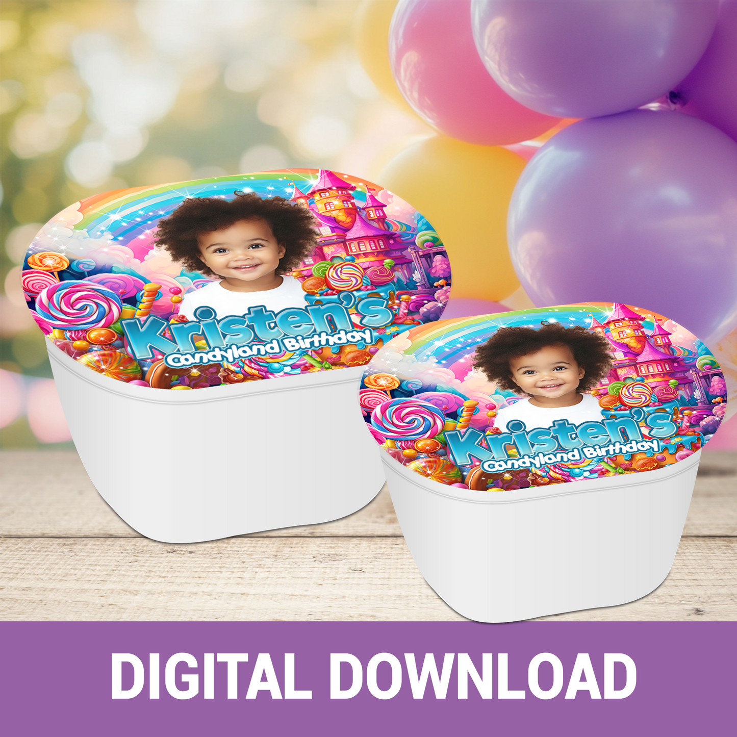 Candyland Magic! | Candyland Party Favor Wrappers & Labels | Fun Birthday Theme | Digital & Print Options