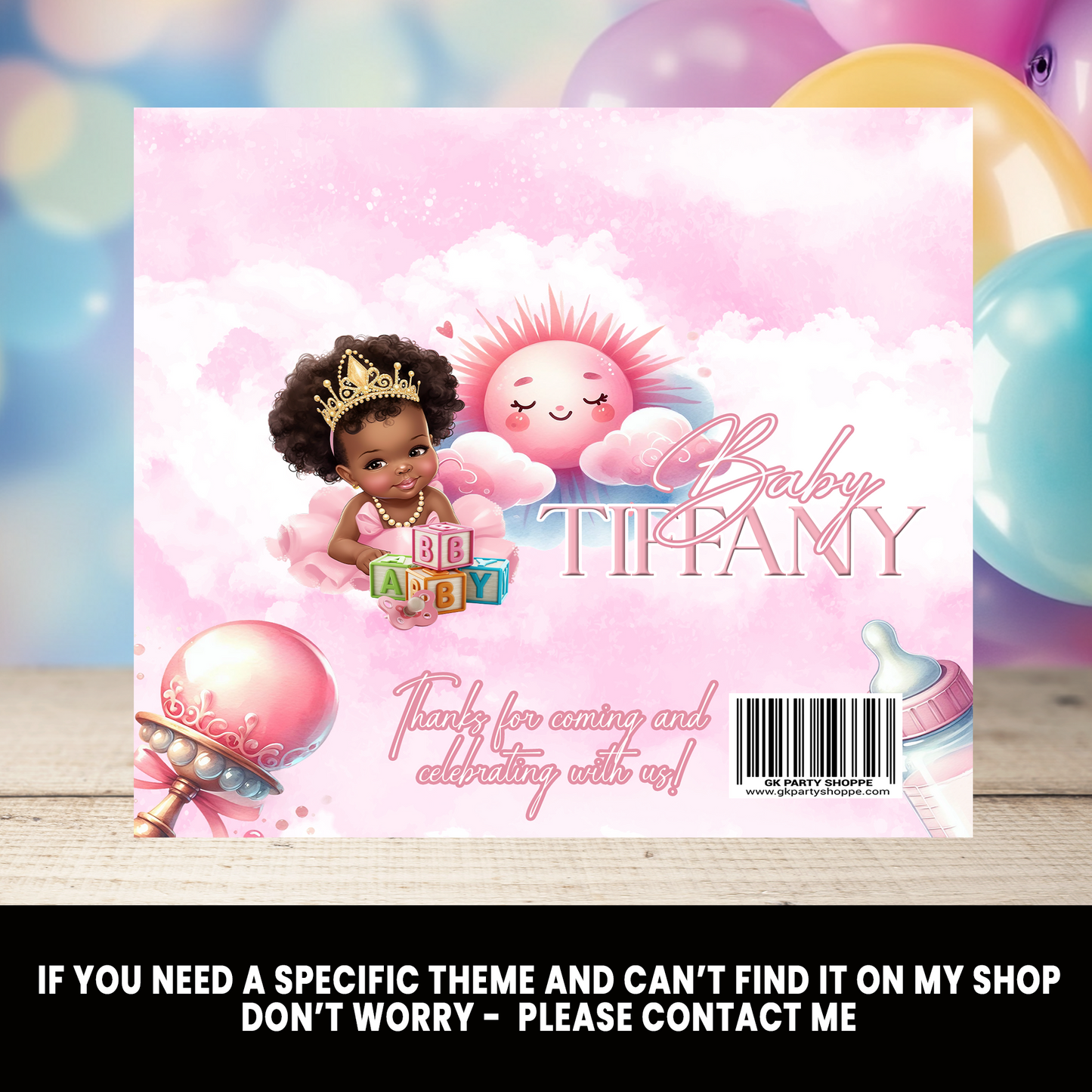 Oh Baby! | Chocolate Candy Bar Wrapper | Baby Shower Theme | Digital or Print & Ship