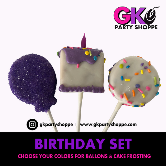 CAKE POPS |  BIRTHDAY SET