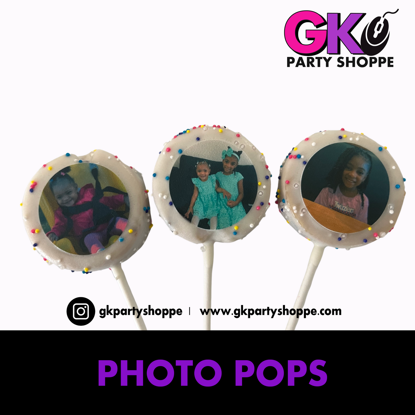 CAKE POPS  |  EDIBLE IMAGE/PHOTO DESIGN