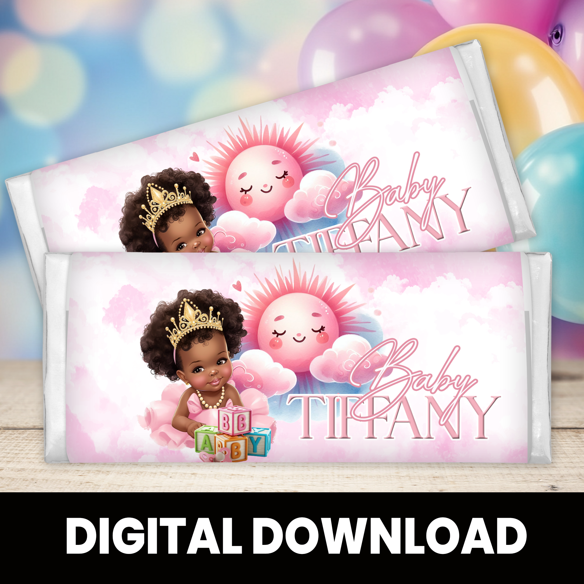 Oh Baby! | Chocolate Candy Bar Wrapper | Baby Shower Theme | Digital or Print & Ship