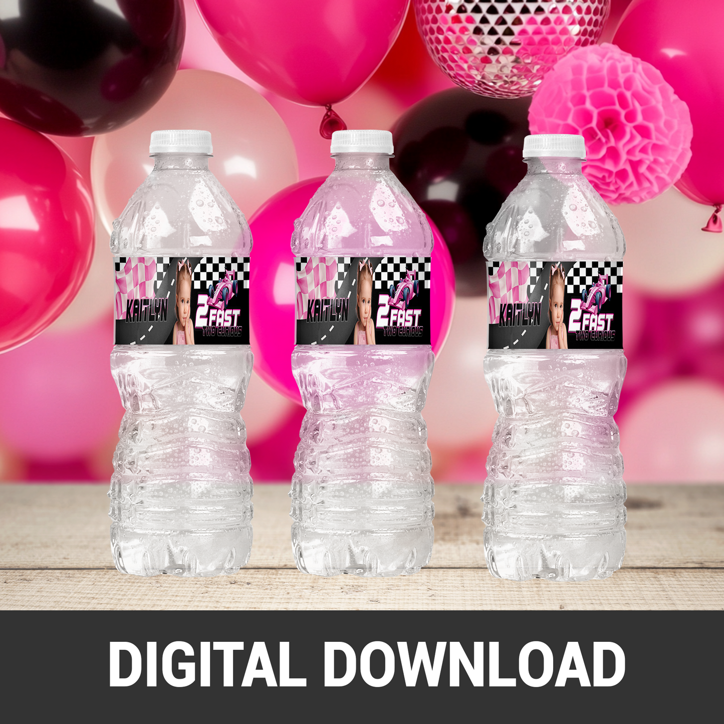 Green Light, GO! | Party Favor Wrappers & Labels | Race Car 2nd Birthday Party | Digital & Print Options
