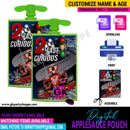 APPLESAUCE POUCH | 2 FAST TWO CURIOUS