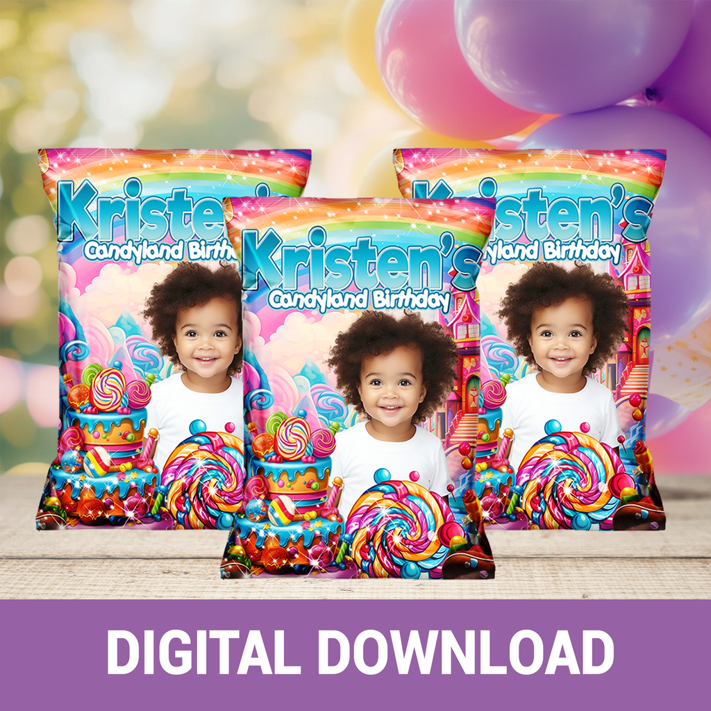 Candyland Magic! | Candyland Party Favor Wrappers & Labels | Fun Birthday Theme | Digital & Print Options