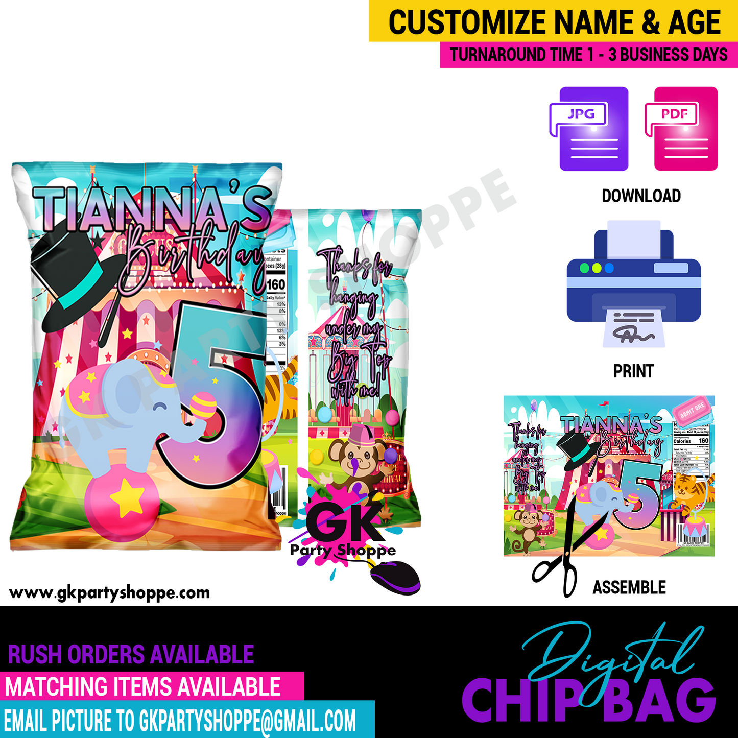 CHIP BAG | CARNIVAL