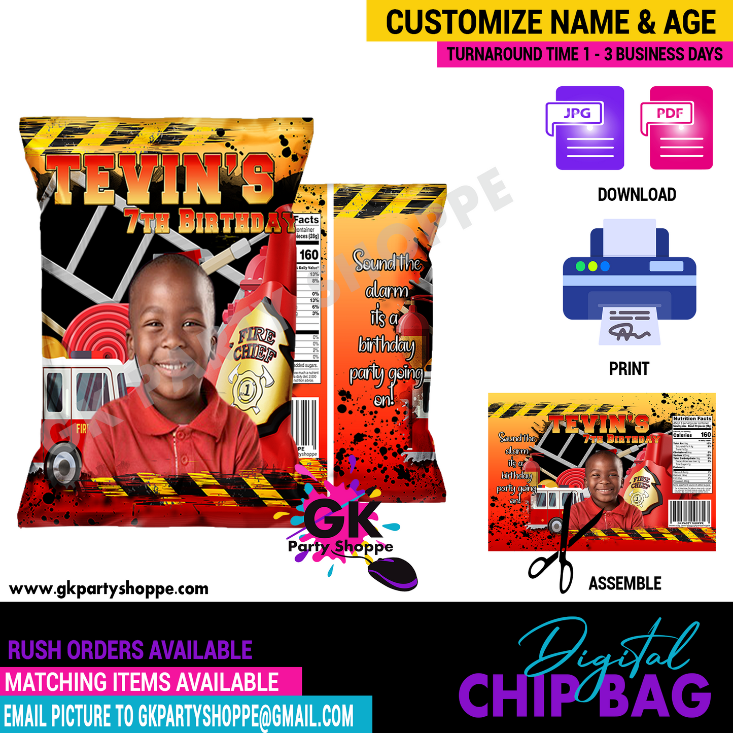 CHIP BAG | FIREFIGHTER