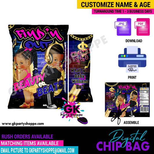 CHIP BAG | FIND'N OUT GENDER REVEAL