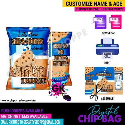 CHIP BAG | MILK AND COOKIES