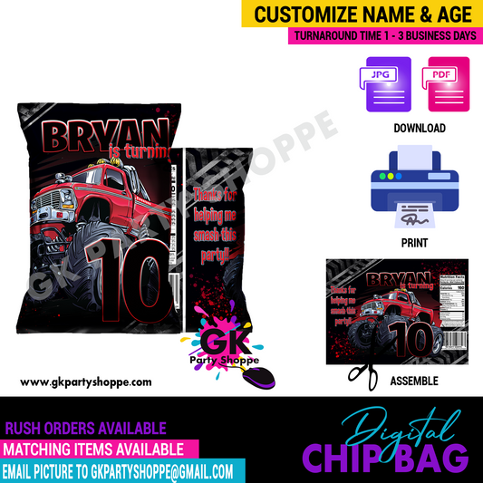 CHIP BAG | MONSTER TRUCK