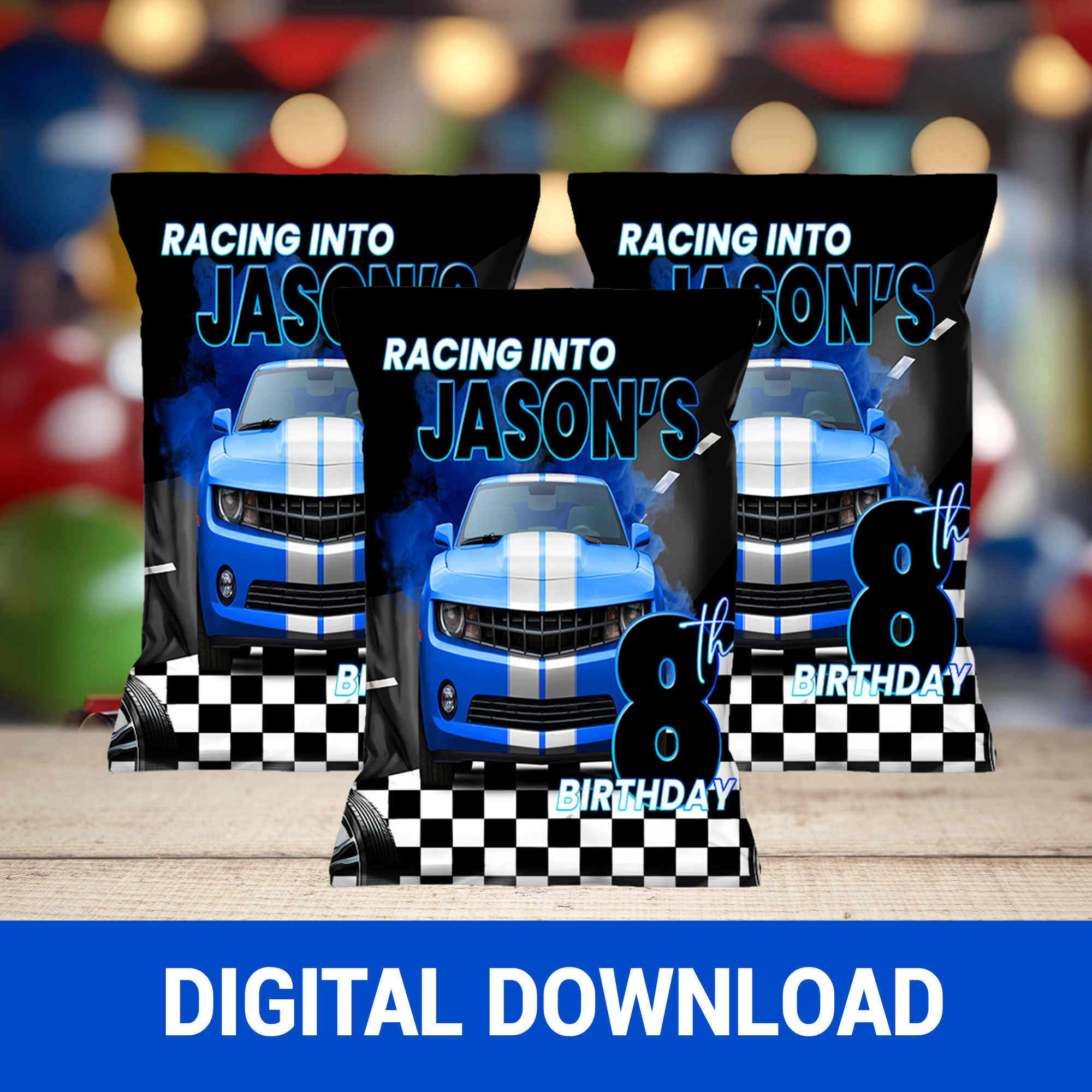 Racing to the Finish Line | Race Car Wrappers & Labels | Digital & Print Options
