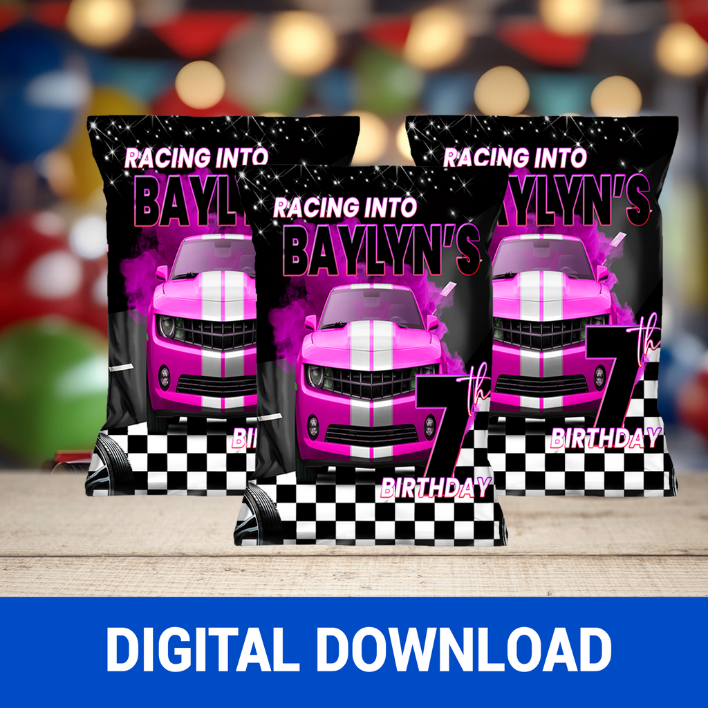 Racing to the Finish Line | Race Car Wrappers & Labels | Digital & Print Options