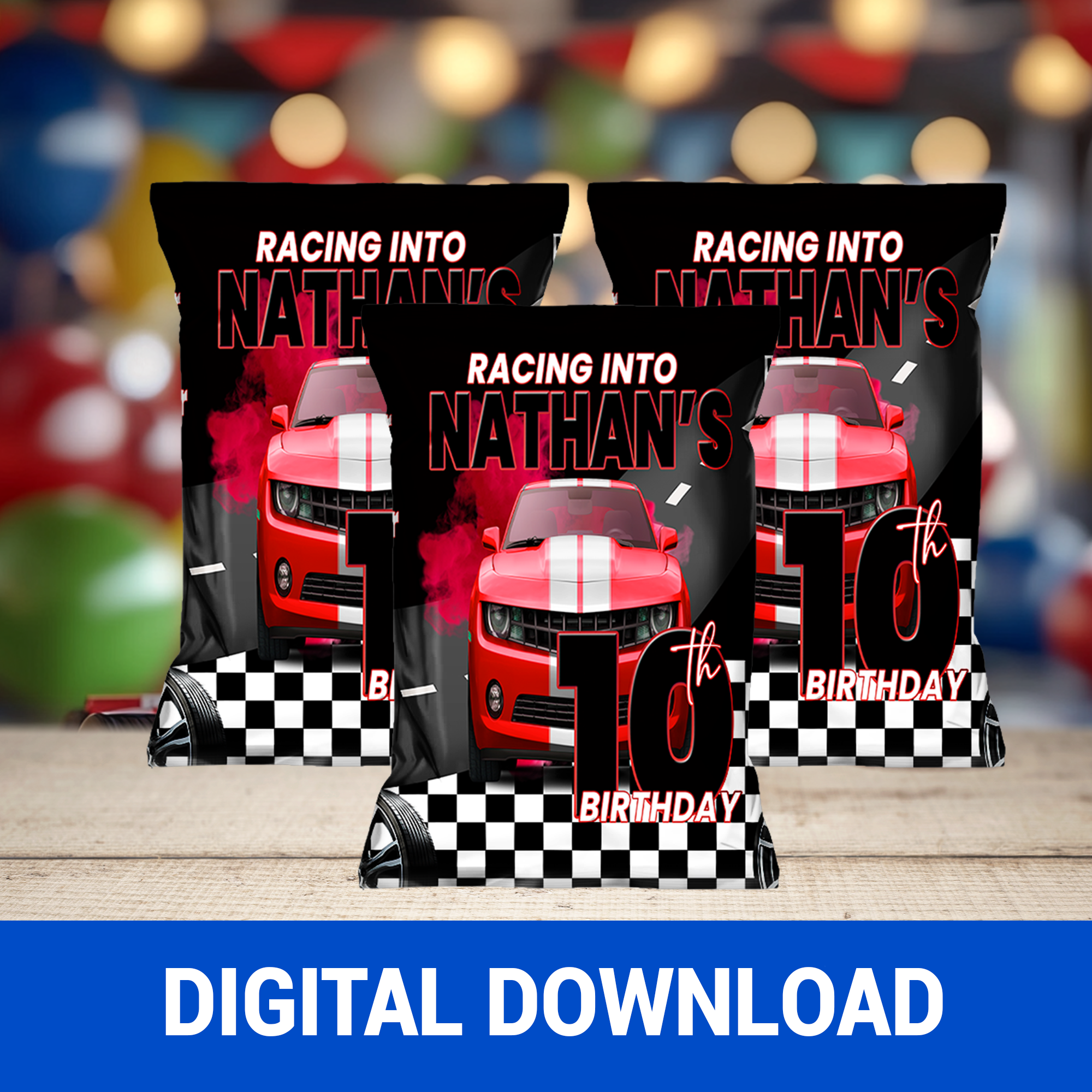 Racing to the Finish Line | Race Car Wrappers & Labels | Digital & Print Options
