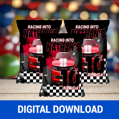 Racing to the Finish Line | Race Car Wrappers & Labels | Digital & Print Options