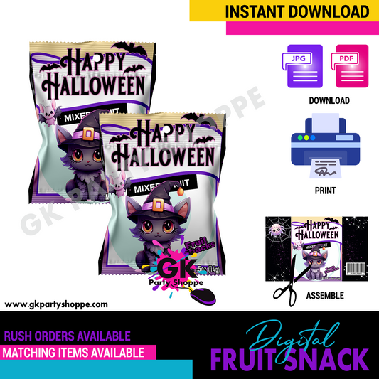 FRUIT SNACK | HALLOWEEN | INSTANT DOWNLOAD