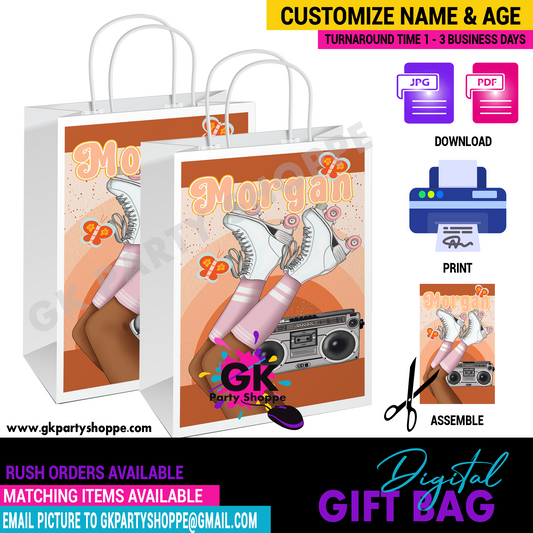 GIFT BAG | GROOVY ROLLER SKATE PARTY