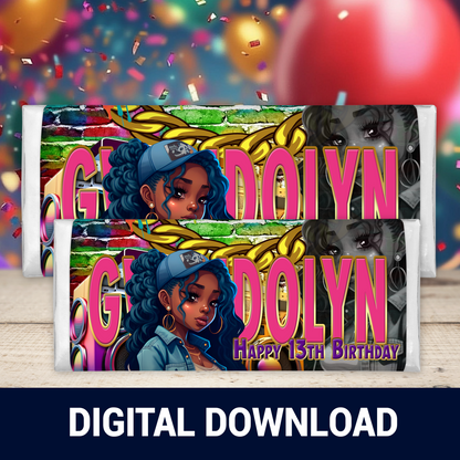 13 and Thriving! Party Favor Wrappers & Labels | Thirteen & Fabulous Birthday Party Favors | DIY Printable File | Digital & Print Options