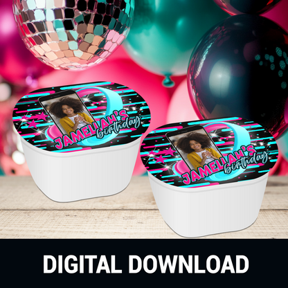Swipe Up for Fun! Social Media Party Favor Wrappers & Labels | Personalized Digital Party Favor | Digital & Print Options