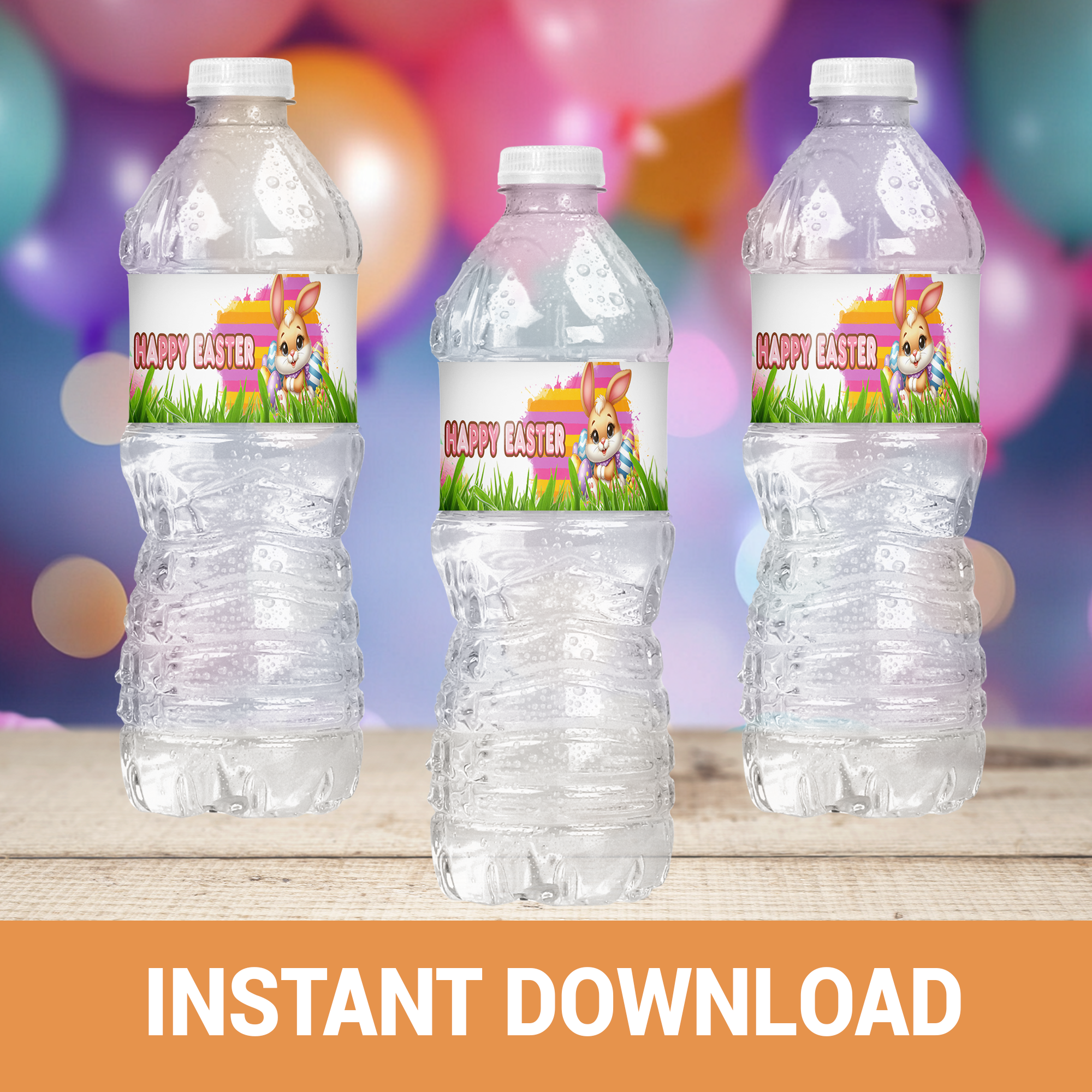 Egg-cellent Easter Bunny Printable Wrappers & Labels | Instant Download