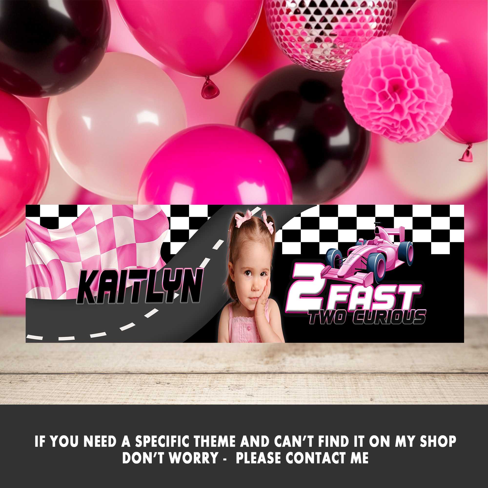 2 Fast 2 Curious | Water Bottle Wrapper Party Favor | Racing Birthday | Digital + Print Option