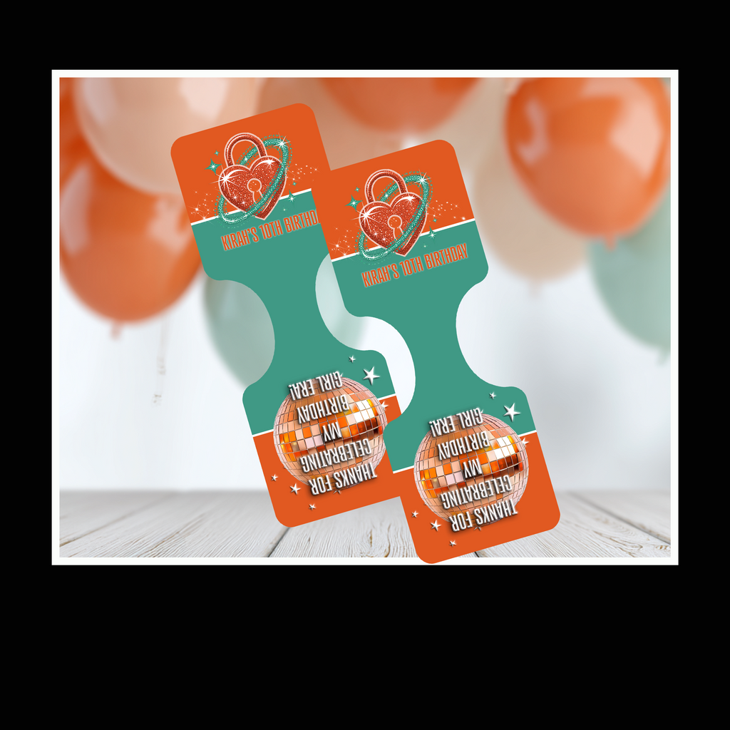 Life of Birthday Girl Scrunchie & Bracelet Set | Custom Party Favor | Personalized Birthday Party Favor