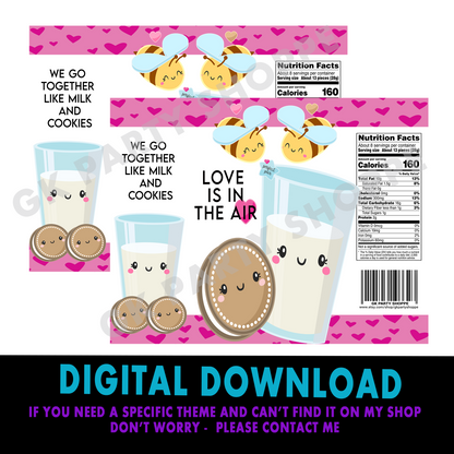 CHIP BAG | VALENTINE'S DAY | INSTANT DOWNLOAD