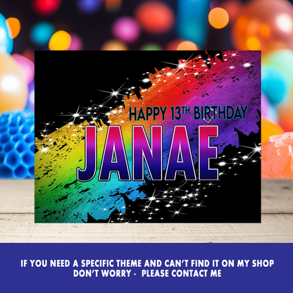 Bright & Fun Color Party Cake Frosting Sheet | Colorful Birthday Party Favor | Digital & Print Options | Half and Quarter Sheet Cakes