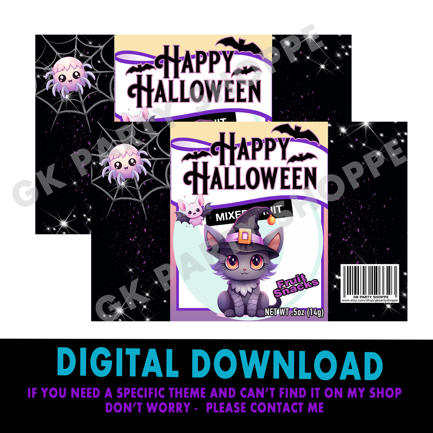 FRUIT SNACK | HALLOWEEN | INSTANT DOWNLOAD