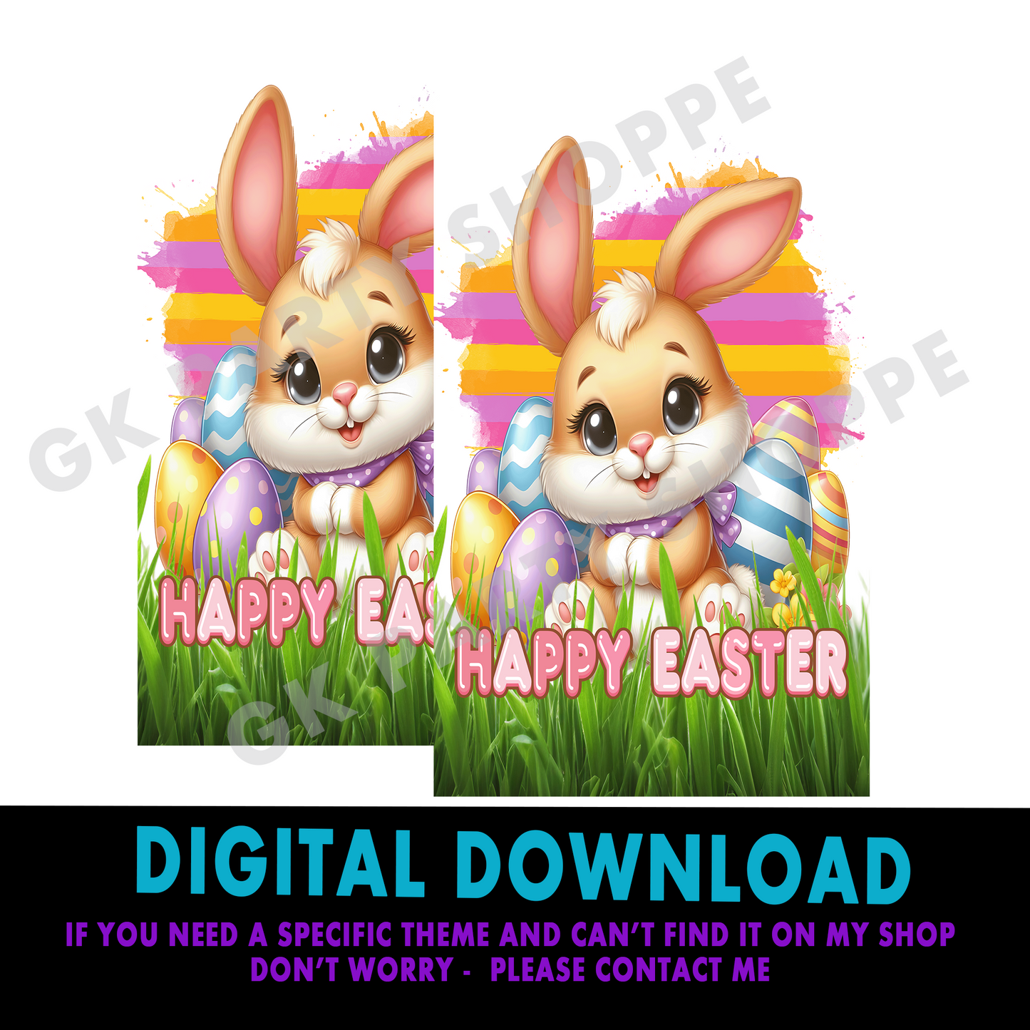 GIFT BAG | EASTER | INSTANT DOWNLOAD