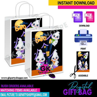 GIFT BAG | HALLOWEEN  | DIGITAL INSTANT DOWNLOAD