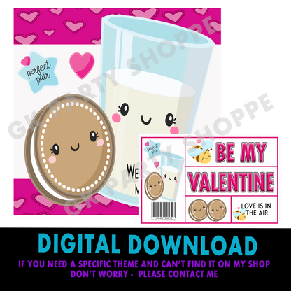 SHOE BOX | VALENTINE'S DAY | INSTANT DOWNLOAD