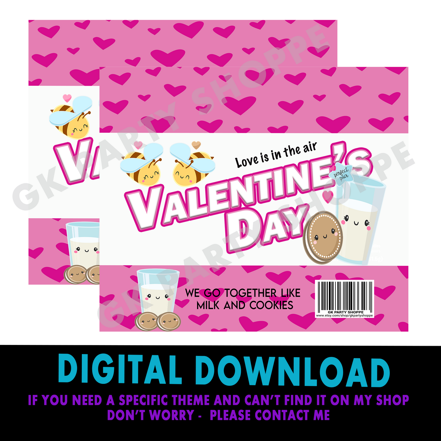 RAINBOW CANDY | VALENTINE'S DAY | INSTANT DOWNLOAD