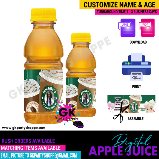 MINI APPLE JUICE | FRAPPE PARTY