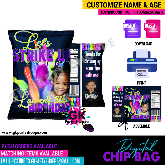 CHIP BAG | BOWLING PARTY