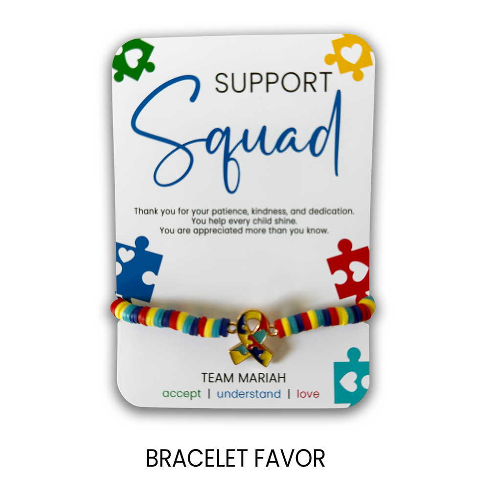 Autism Awareness Bracelet Party Favors | Support Squad Bracelets
