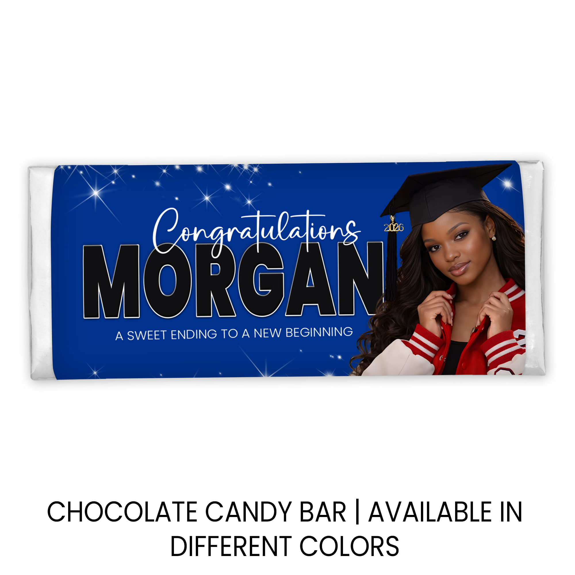 Personalized Graduation Candy Wrappers | Chocolate Bar Labels, Party Favors | Print & Ship