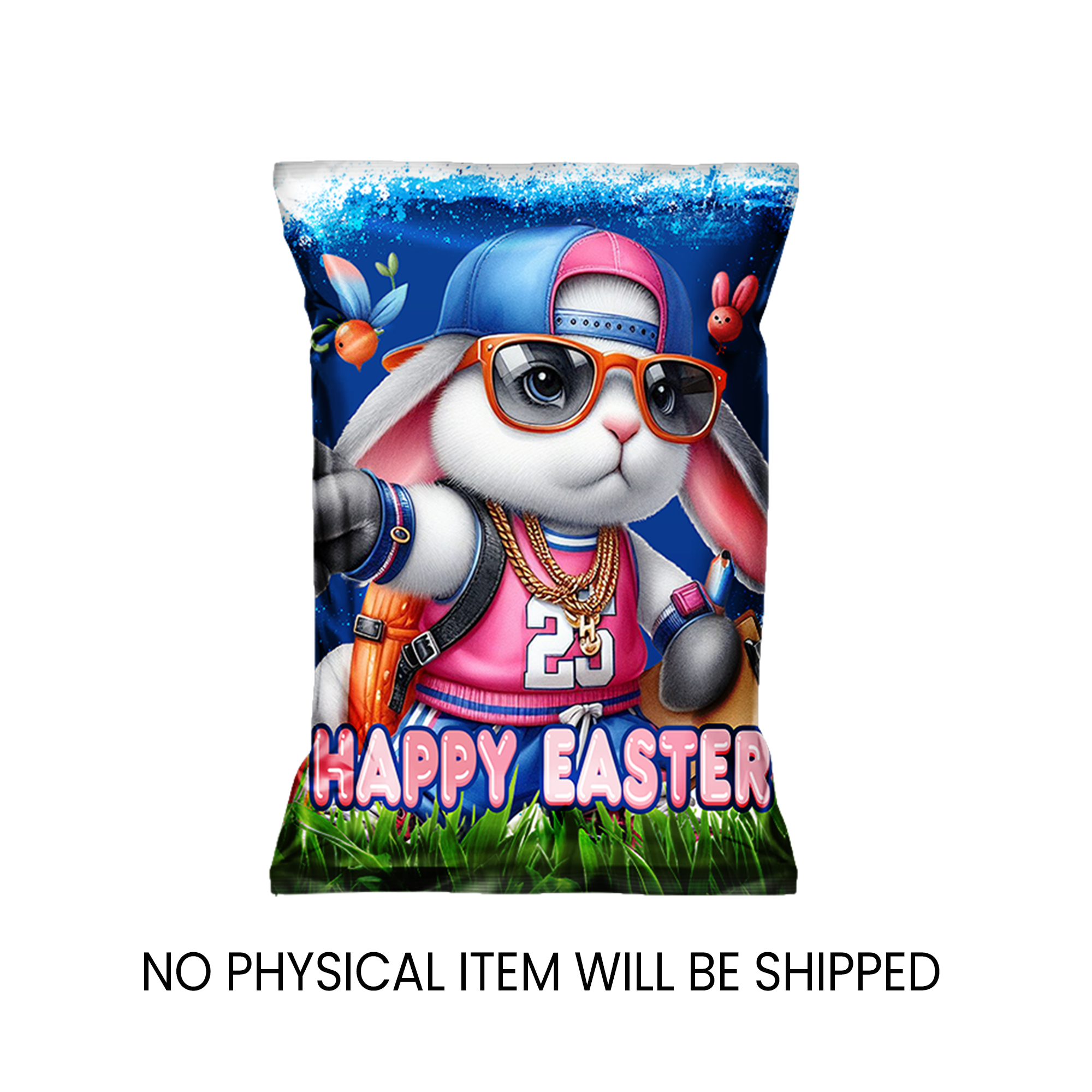 Easter Chip Bag Wrapper | Kids Party Favor | Instant Download