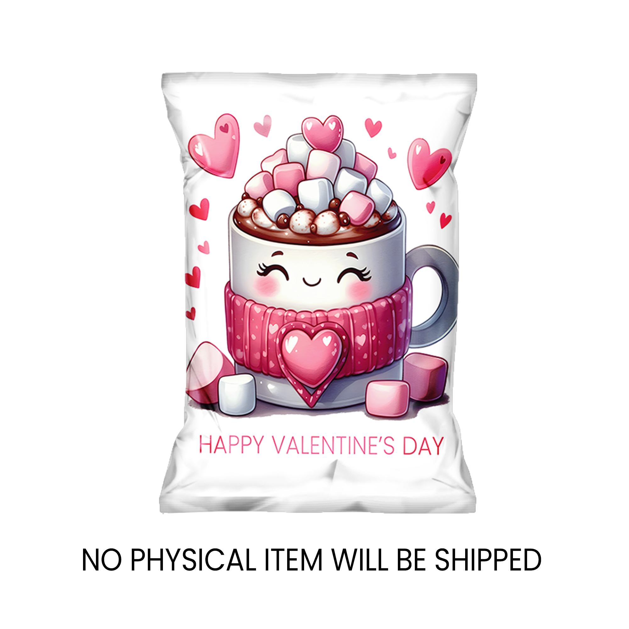 Valentine Chip Bag Wrapper | Kids Classroom Party Favor | Instant Download