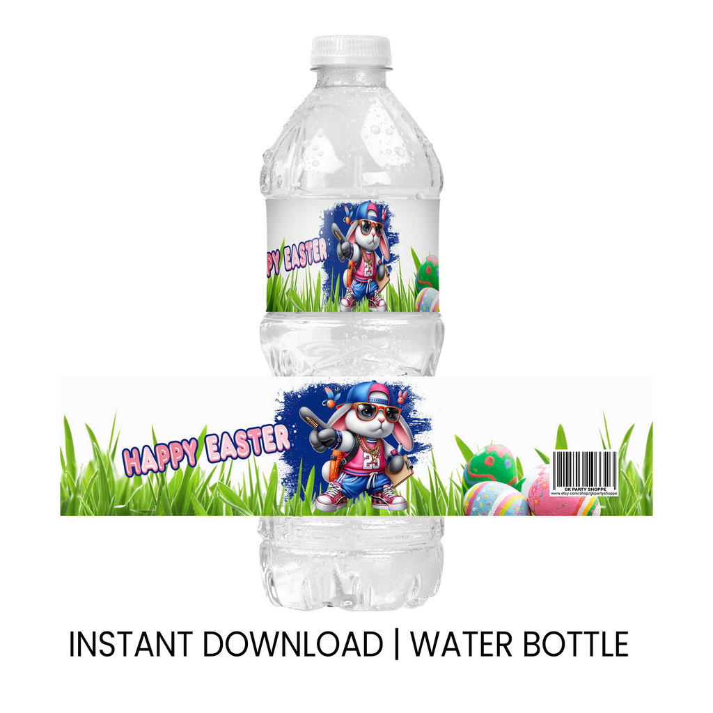 Easter Party Favor Labels | Chip Bag, Juice, Water Bottle | Instant Download