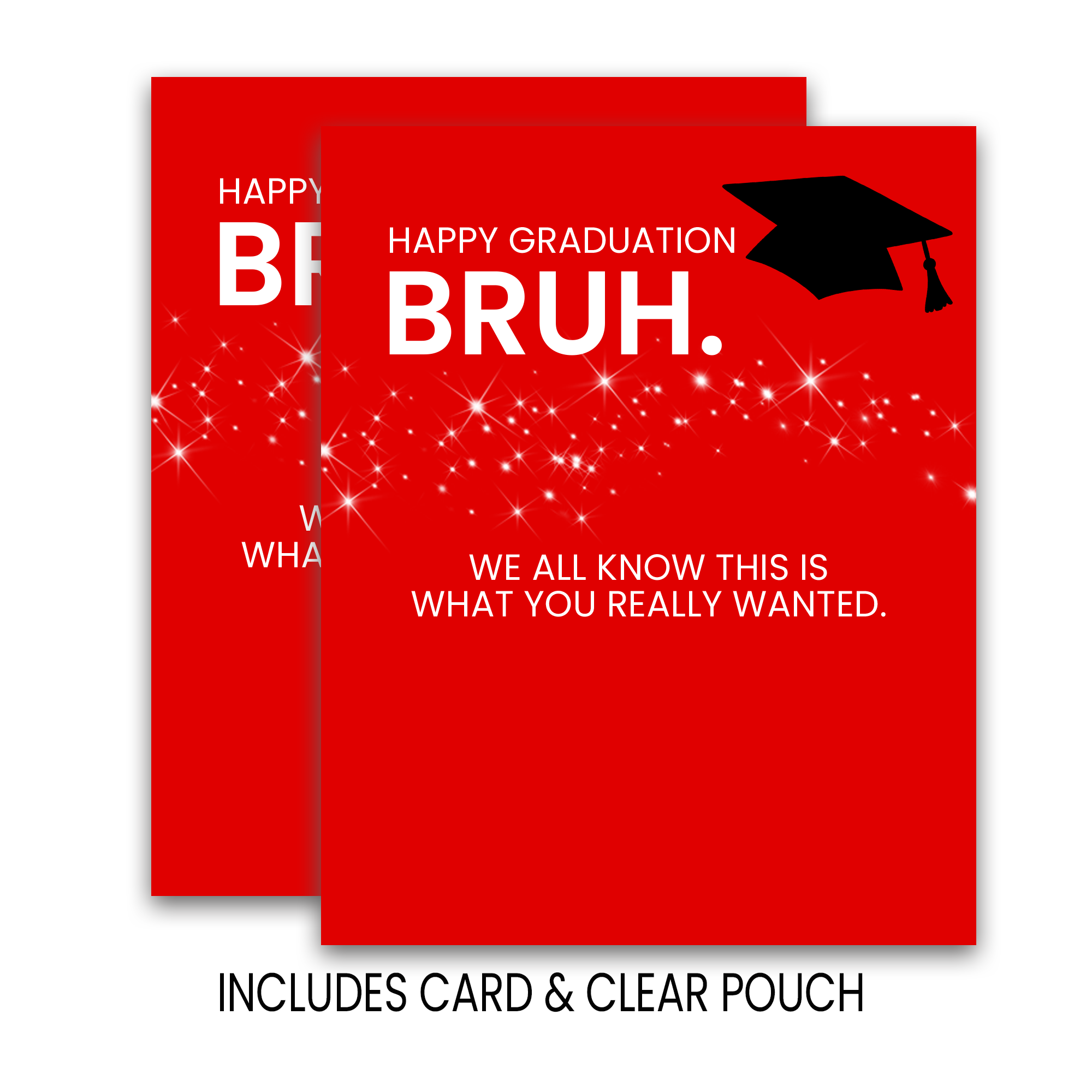 Graduation Money Card With Adhesive Pouch | Gift-Ready Cash Holder