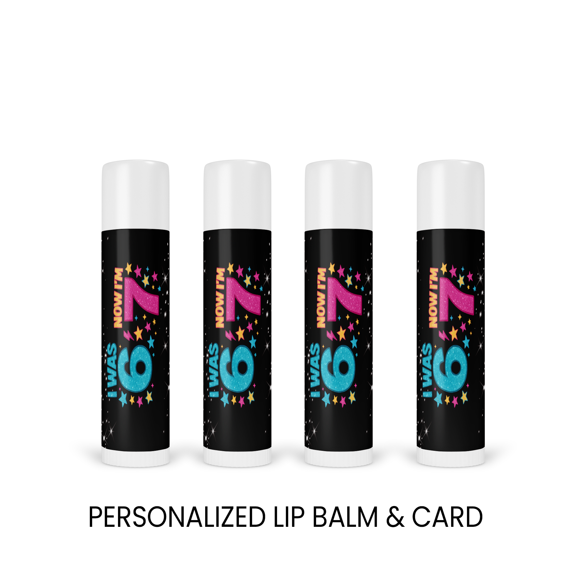 Six Seven (6/7) Lip Balm | 7th Birthday Party Favor | Personalized Kids Birthday Favor