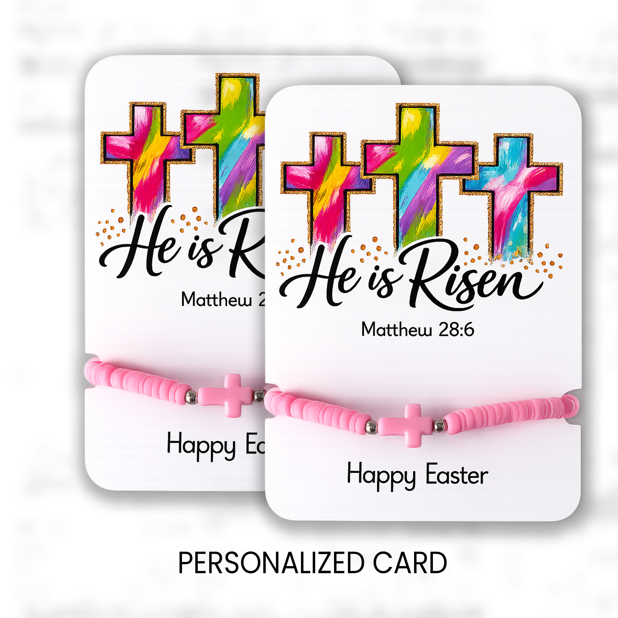 Easter Cross Bracelet Favors | Christian Kids Party Favor | Faith-Based Easter Gift