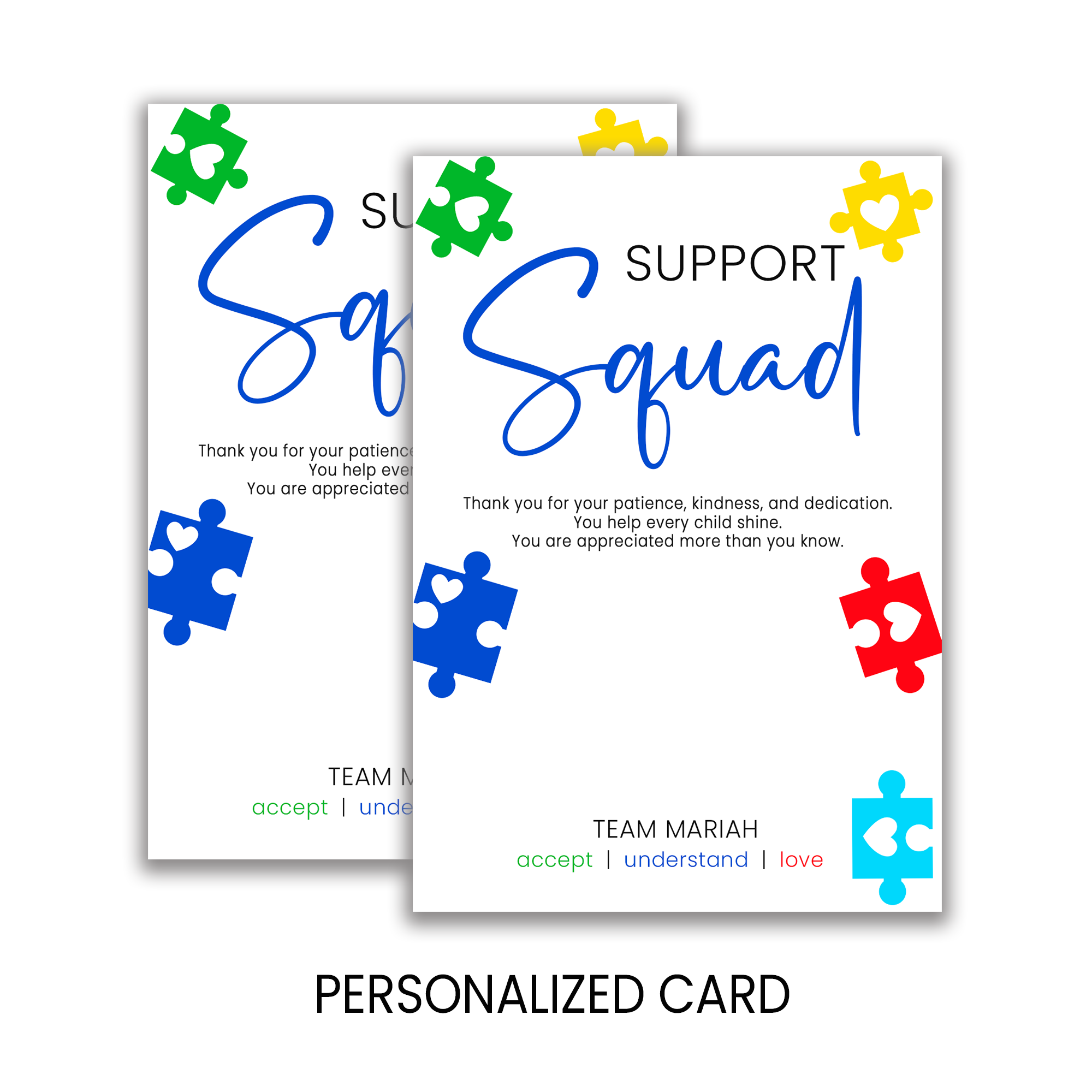 Autism Awareness Bracelet Party Favors | Support Squad Bracelets