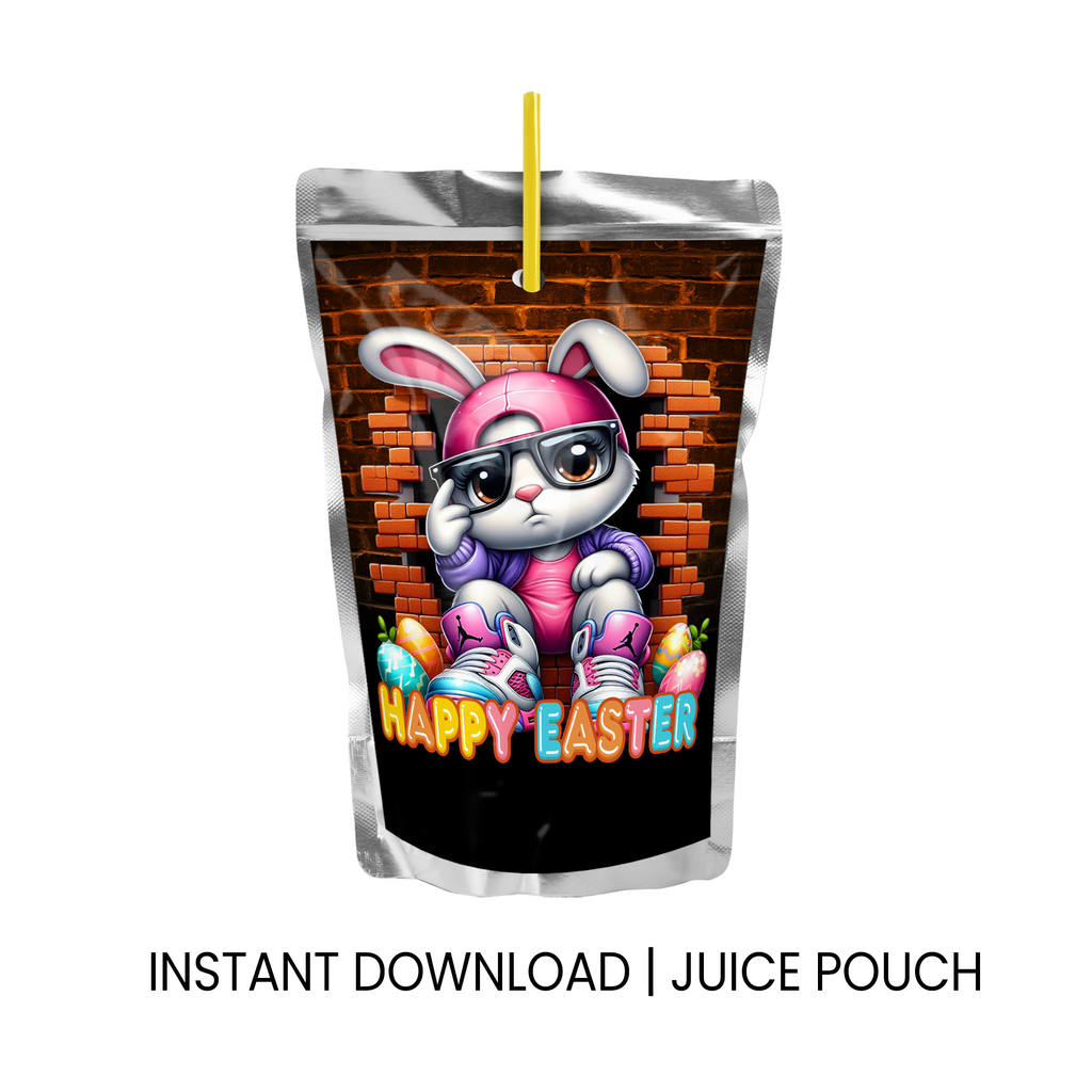 Easter Party Favor Labels | Chip Bag, Juice, Water Bottle | Instant Download