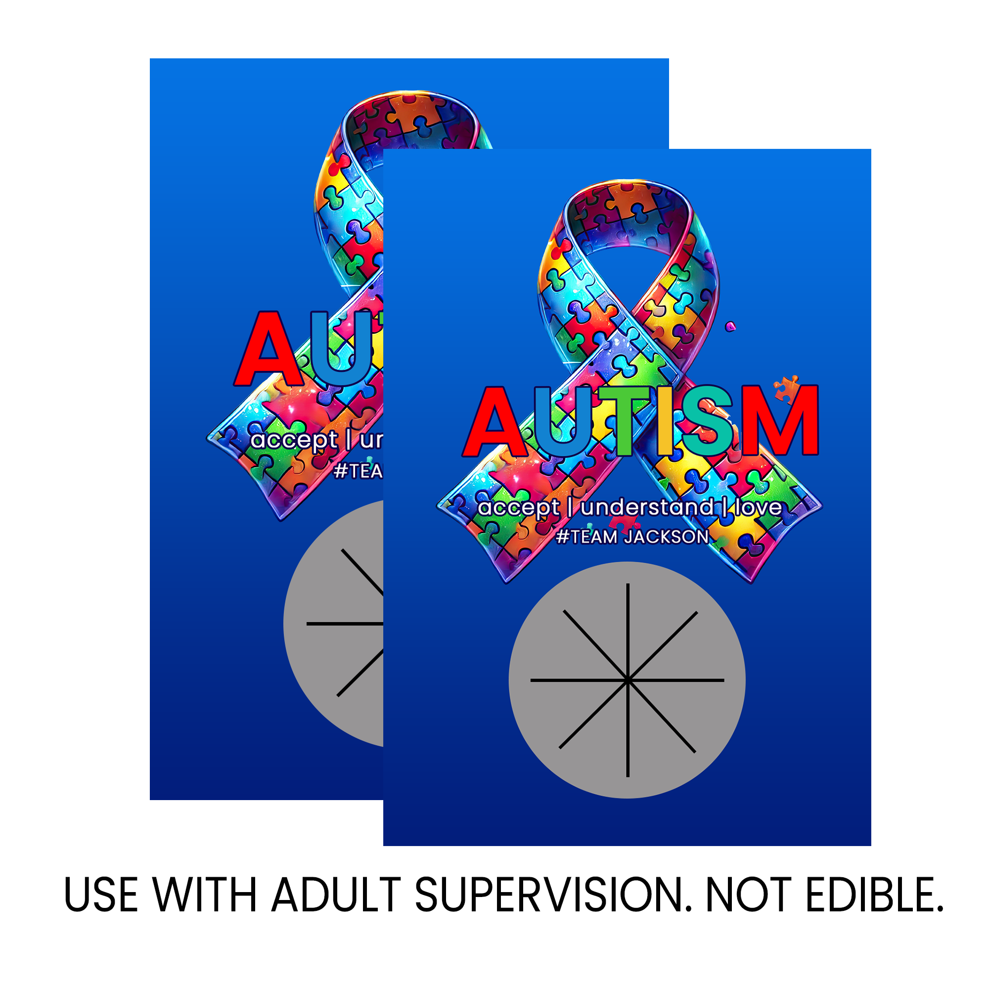 Autism Awareness Play Dough Party Favors | Sensory Birthday Gift (1 oz)