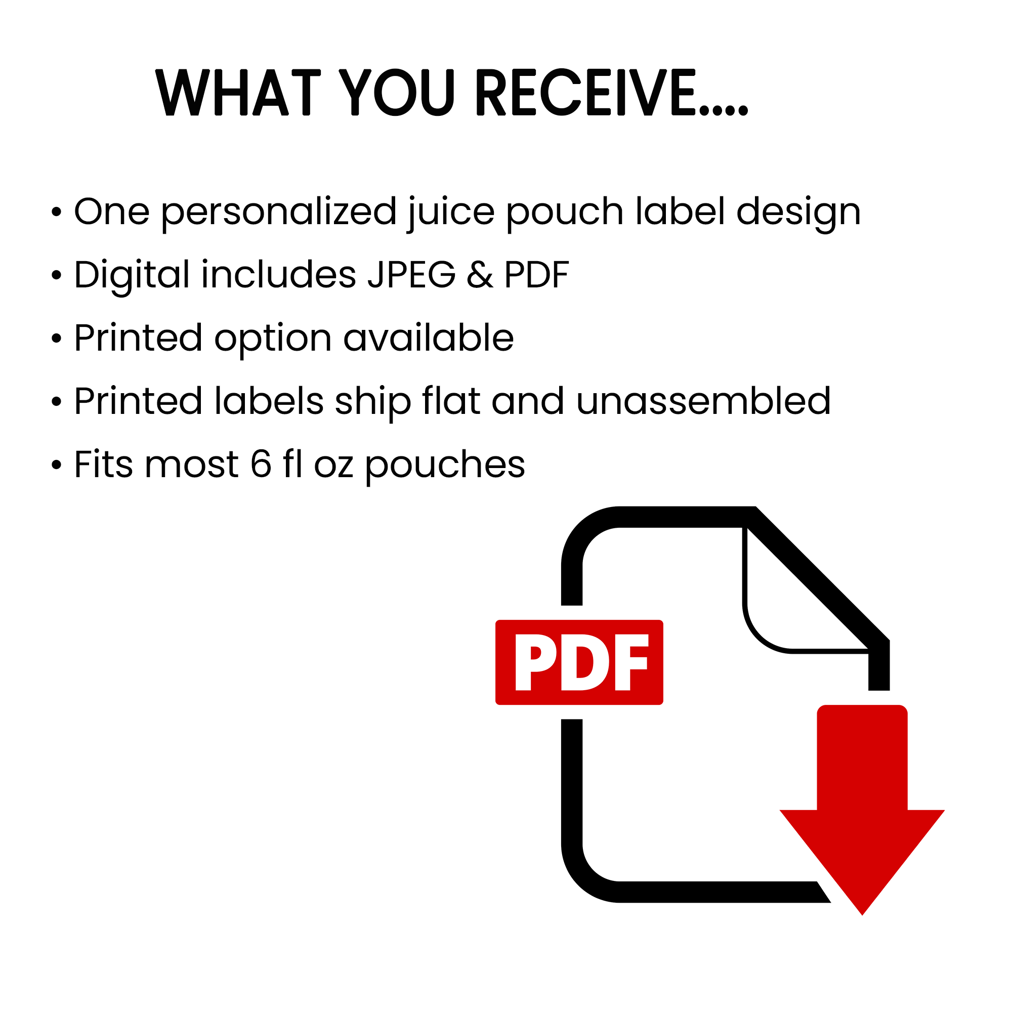 Football Theme Juice Pouch Label Party Favor with Photo | Sports Birthday Party | Digital + Print Option