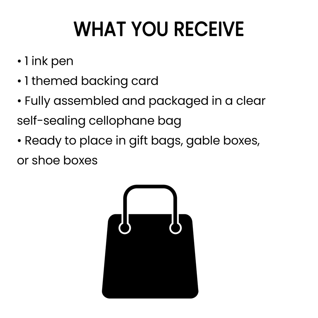 Autism Awareness Pen Card Favors | Personalized Ink Pen Gift | Classroom Appreciation Favor