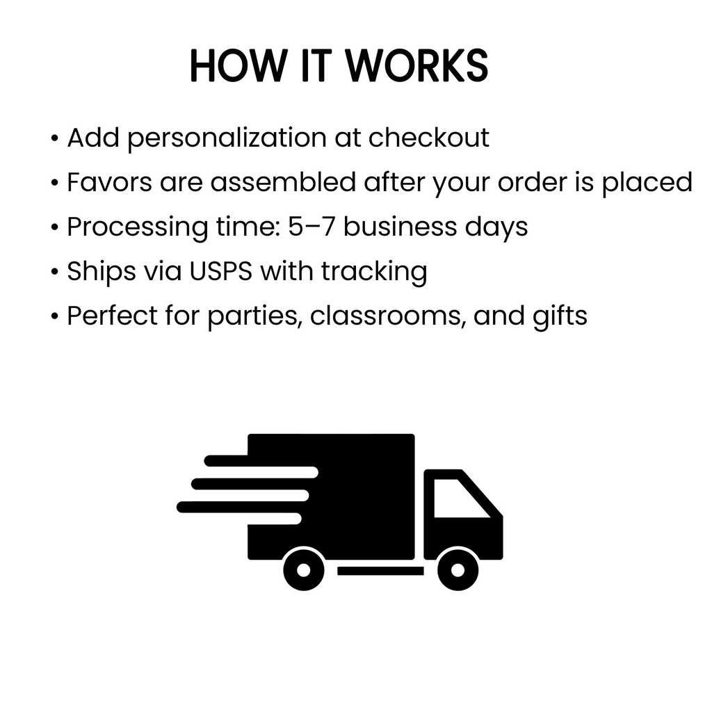 You Are The Six To My Seven | Lip Balm Party Favors | Birthday Valentine Friendship | Physical Item