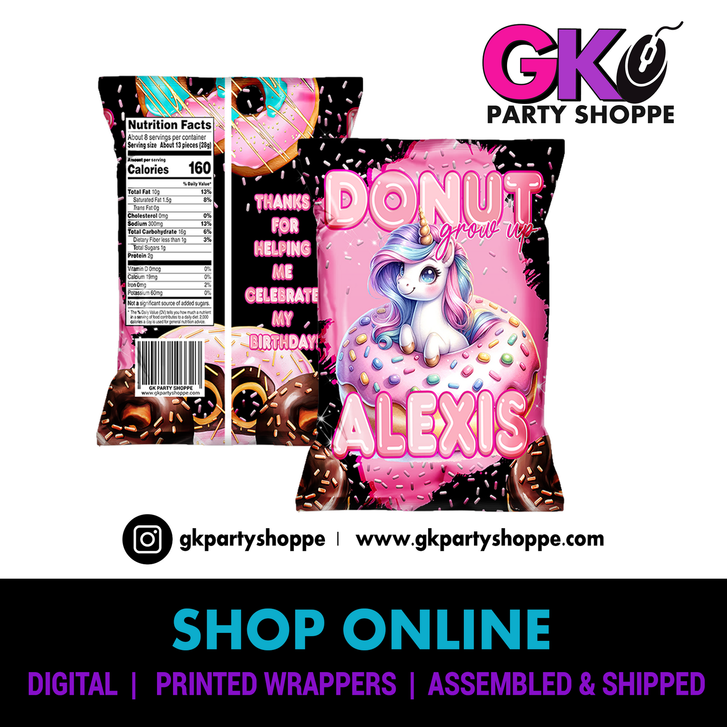 CHIP BAG | DONUT GROW UP