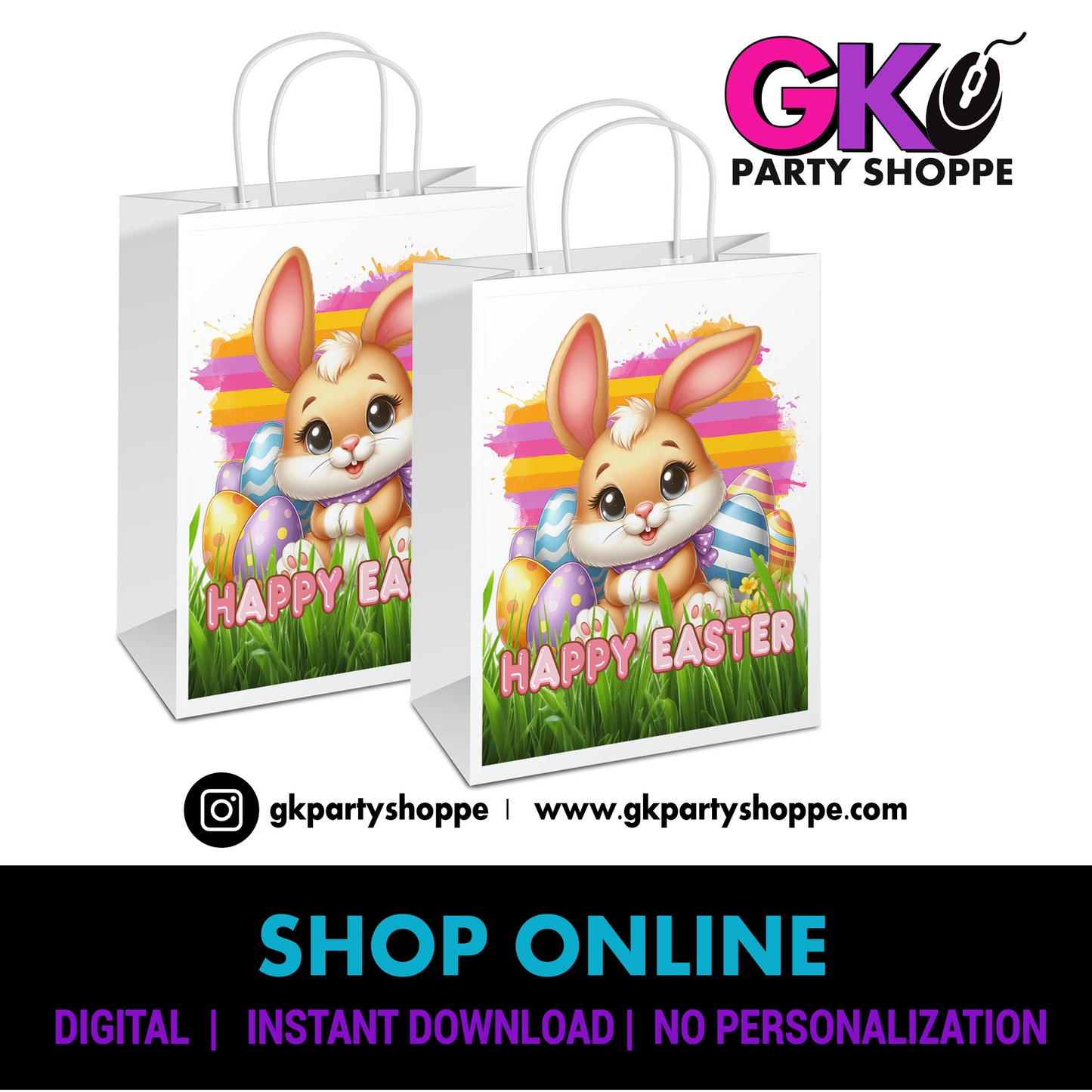 GIFT BAG | EASTER | INSTANT DOWNLOAD