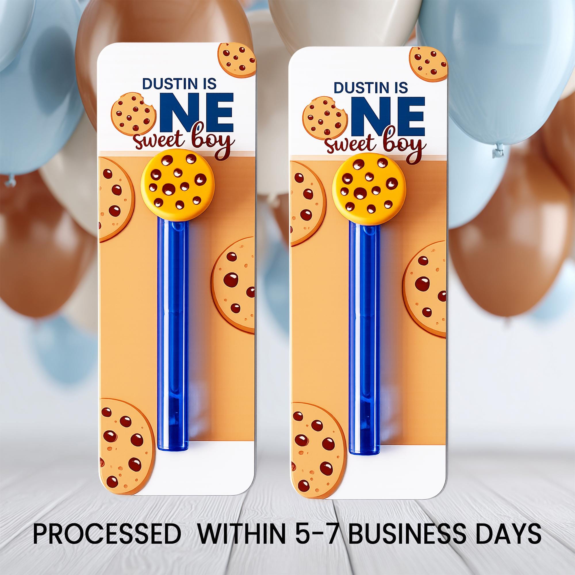 One Sweet Boy Mini Bubble Party Favors | First Birthday Bubble